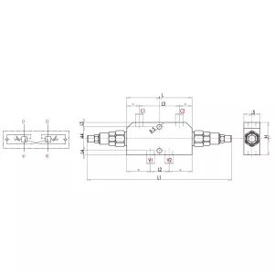 Dubbel Lasthållningsventil 3/8 Vbcdde