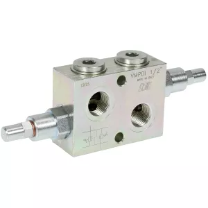 Dubbel Tryckbegränsningsventil 3/8 Vmpdi 10-180Bar