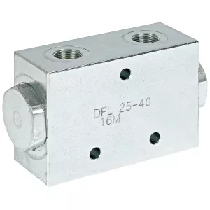 Flödesdelare 1/2 + 2X3/8 Dfl 25-40L 250Bar