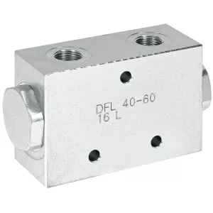 Flödesdelare 1/2 + 2X3/8 Dfl 40-60L 250Bar