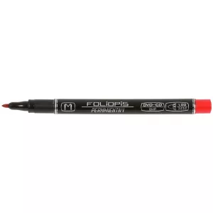 Märkpenna Röd 1Mm Spetsig Spets