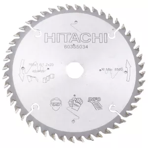 Cirkelsågklinga 165X1,6X20Mm Z48