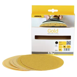 Sliprondell 150Mm Sort. Gold 6St