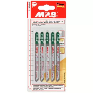 Sticksågsblad 75Mm Bim 12Tpi 3160-F Trä 5St