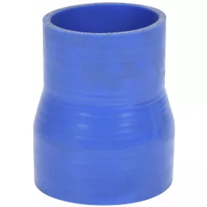 Silikonslang 102/83Mm L=102Mm Reducering Blå