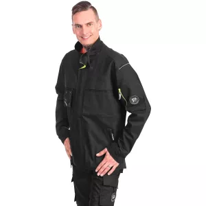 Jacka 3Xl Drafiitti Svart Stretch