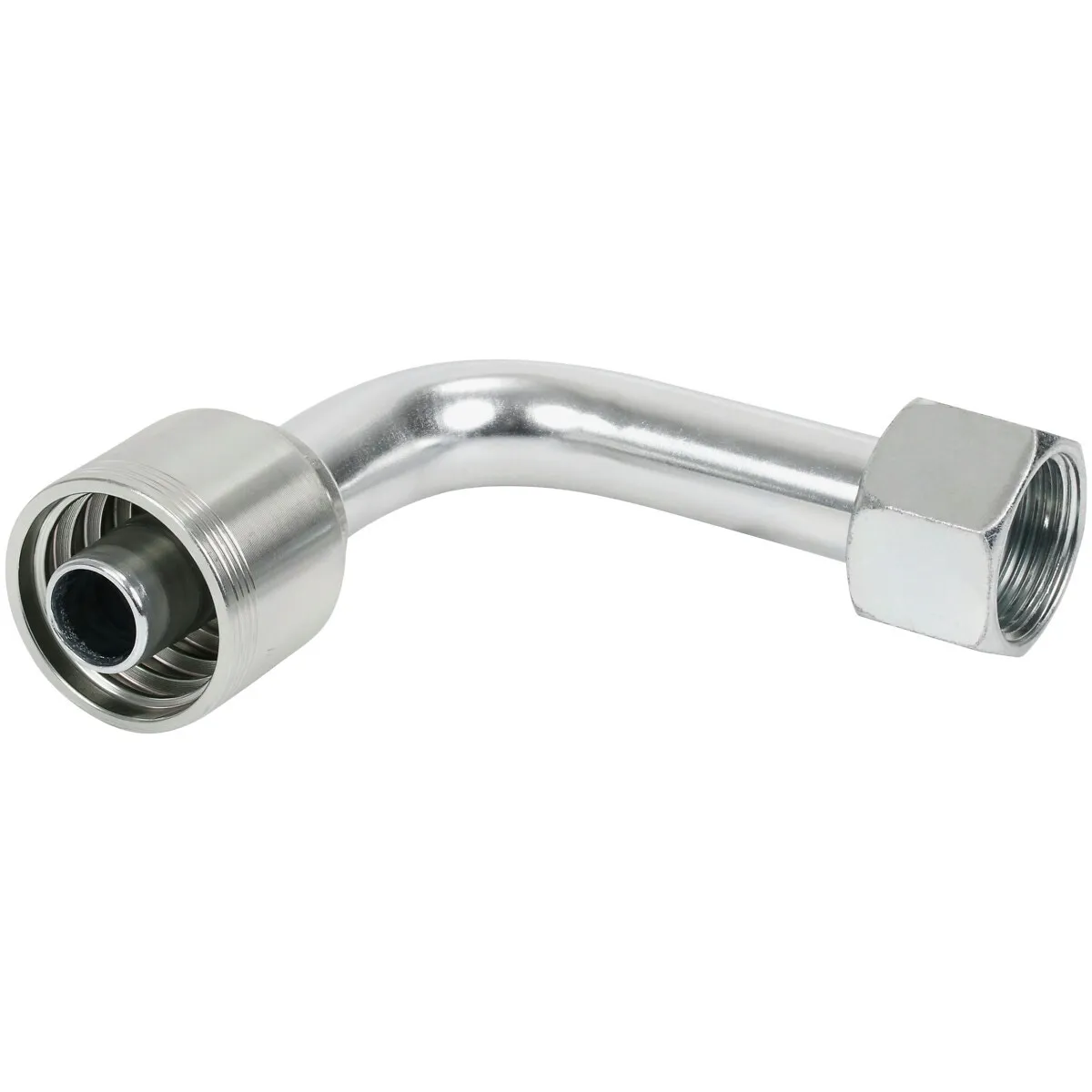 Pressnippel Orfs 1.3/16-3/4 90 Inv.Gänga H=96Mm