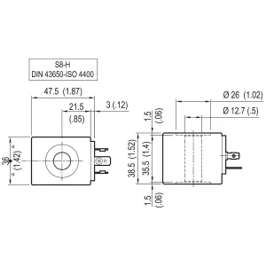 Solenoid 26V 20W S8-356 Od02170130Ac00 S8-356