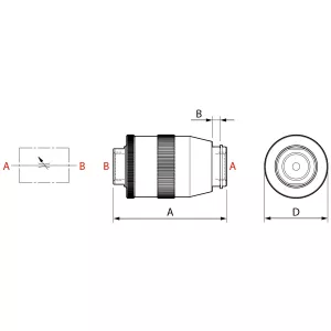 Strypventil 1/2 350Bar 45L