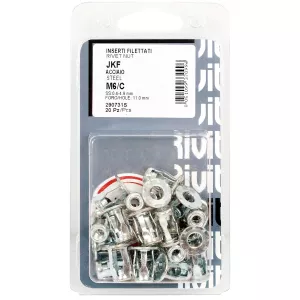 Blindnitmutter Stål M6 20St