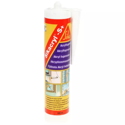 Akrylfog 300Ml Vit Sikacryl S+