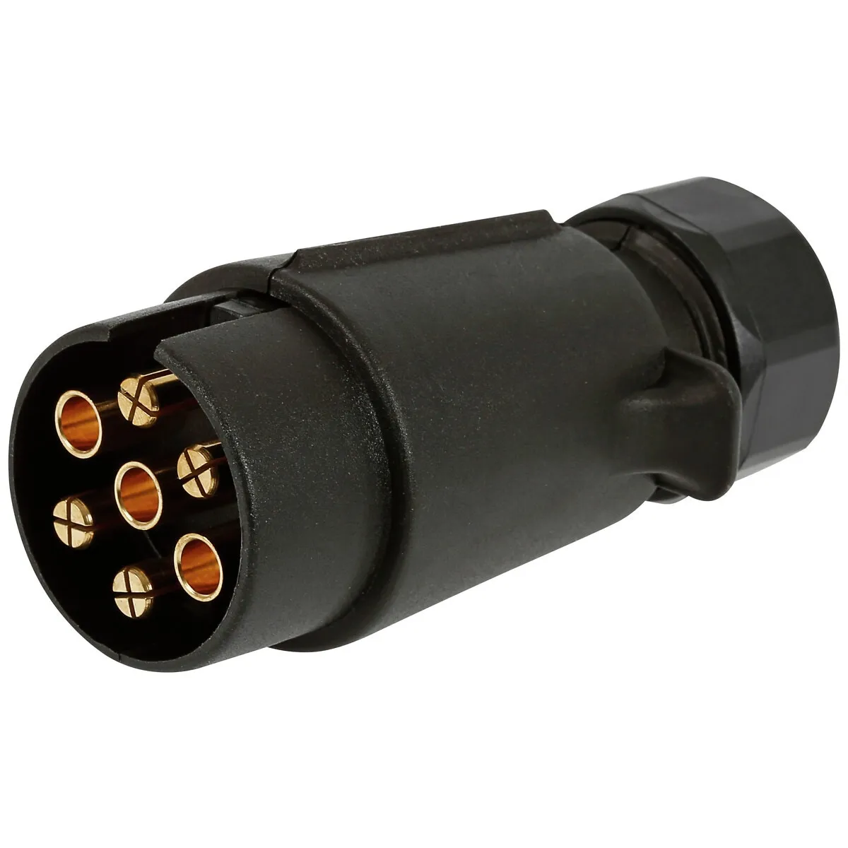 Stickpropp 7-Pol Plast Flatstiftkoppling