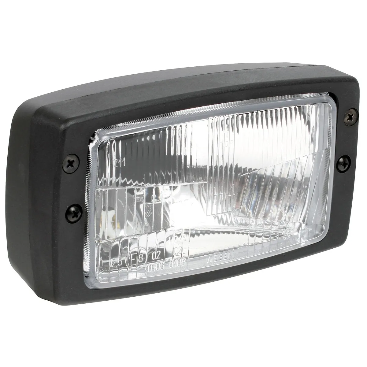 Strålkastare Rektangulär H4 102X184Mm