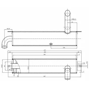 Ljuddämpare Bobcat 6676728