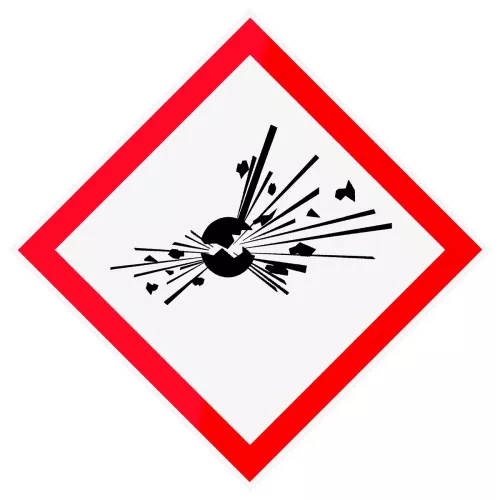 Faropiktogram Explosiv 250X250Mm
