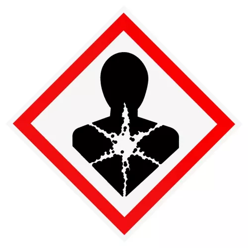 Faropiktogram Häslofarligt 250X250Mm