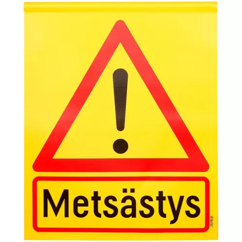 Varningsflagga Metsästys
