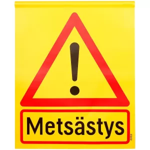Varningsflagga Metsästys