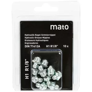 Smörjnippel Rak R1/8 10St