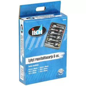 Skruvmejselsats 6 Delar Stubby Pz/Ph/Spår