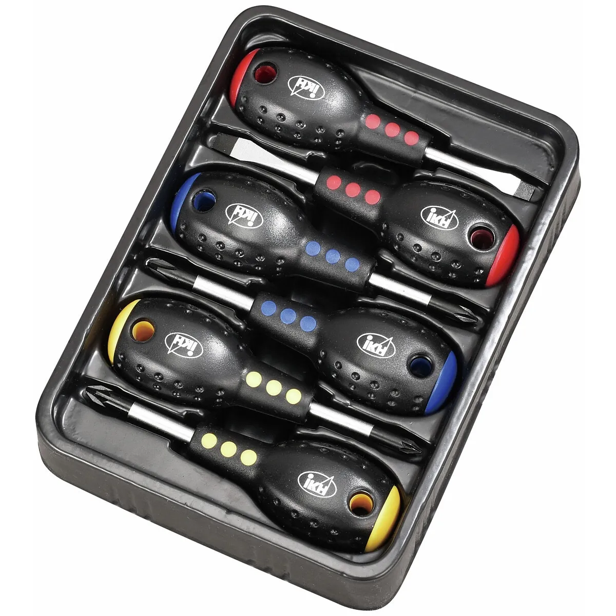 Skruvmejselsats 6 Delar Stubby Pz/Ph/Spår