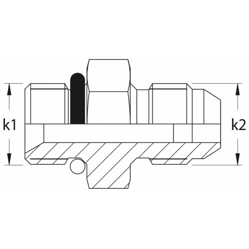 Adapter Bsp-Jic 1/4-7/16 Utv
