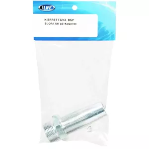 Skruvkoppling Bsp 3/8-3/8 Rak Utv.Gänga