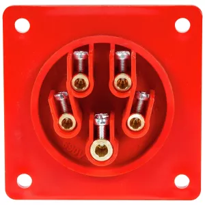 Paneluttag Cee 16A 400V Ip44