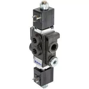 Riktningsventil 3/8 12V 50L 1-Spole Dubbelverkande