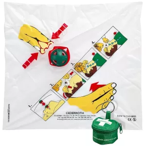 Andningsmask Med Nyckel Hållare