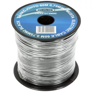 Kabel 60M 0,75Mm2 Svart