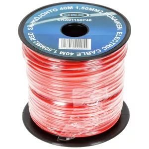Kabel 40M 1,50Mm2 Röd