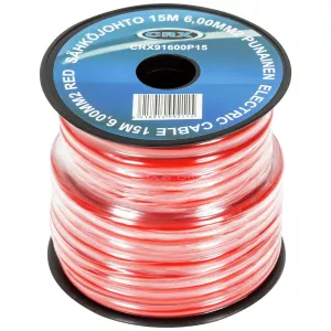 Kabel 15M 6,00Mm2 Röd