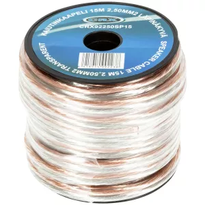Högtalarkabel 15M 2,50Mm2 Transparent