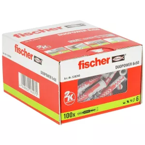 Nylonplugg Duopower 6X50 100St