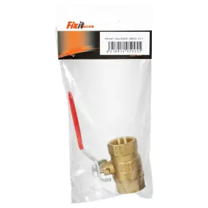 Kulventil 3/8" Mässing