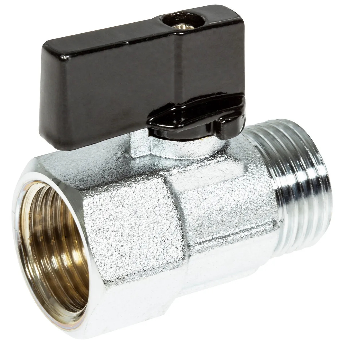 Kulventil 1/2" Mini Med Inv/Utv Gänga