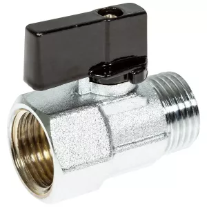 Kulventil 1/2" Mini Med Inv/Utv Gänga