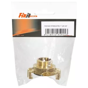 Klokoppling 1" Med Utv.Gänga 1/2"