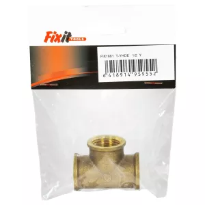 T-Koppling 1 Mässing Hona