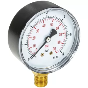 Manometer 64Mm 1/4X6Bar
