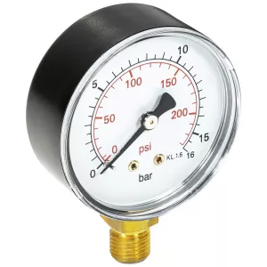 Manometer 64Mm 1/4X16Bar