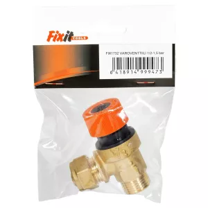 Säkerhetsventil 1/2-1,5 Bar (Uppvärmning)