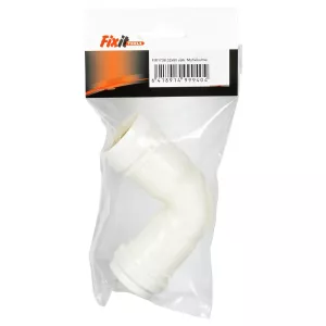 Böjd Rörmuff +32/88 Vit