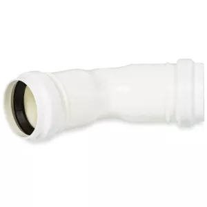 Böjd Rörmuff +32/45 Vit