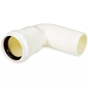 Böjd Rörmuff -32/90 Vit