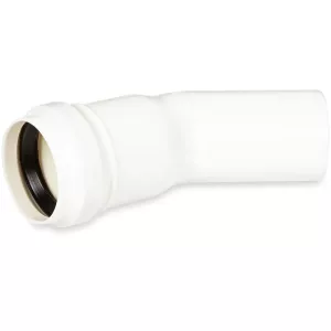 Böjd Rörmuff -32/30 Vit