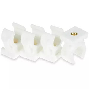 Rörklämma Vit 18Mm 4 St