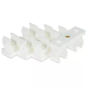 Rörklämma 2-Delar Vit 12Mm 4 St