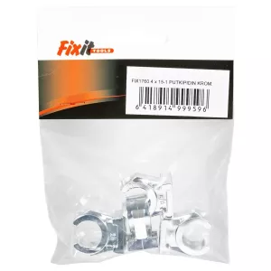 Rörklämma Kromat 15Mm 4 St